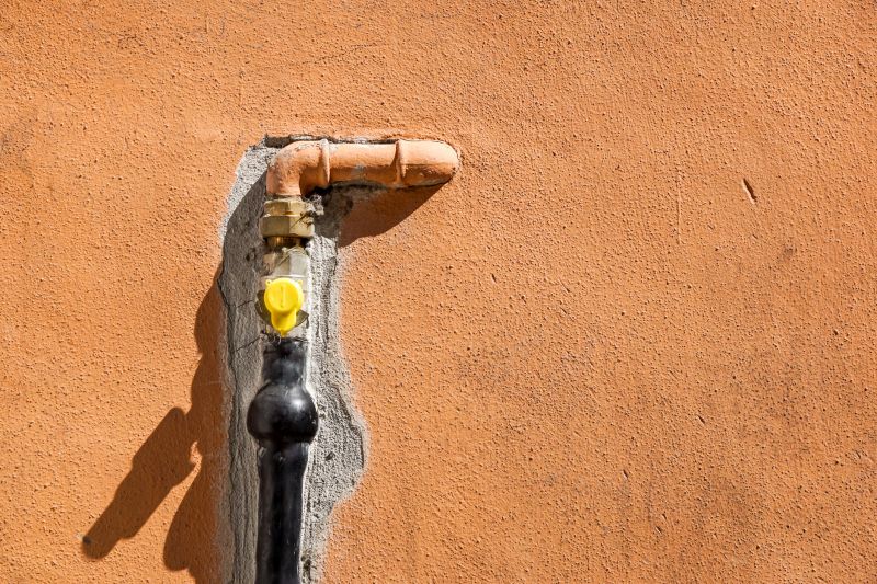 natural gas line installation