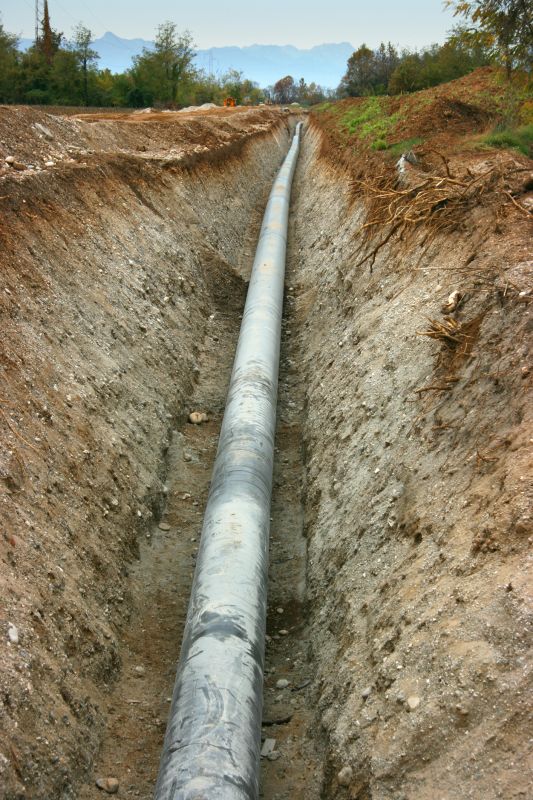 Natural Gas Line Installation