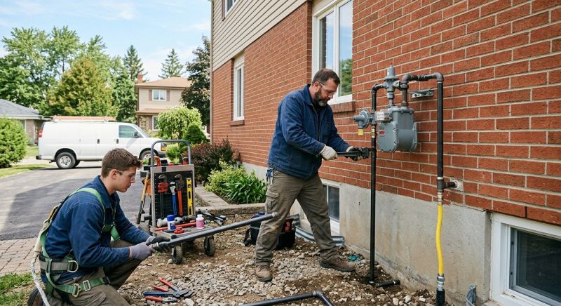 Propane Line Replacement in Columbus, OH