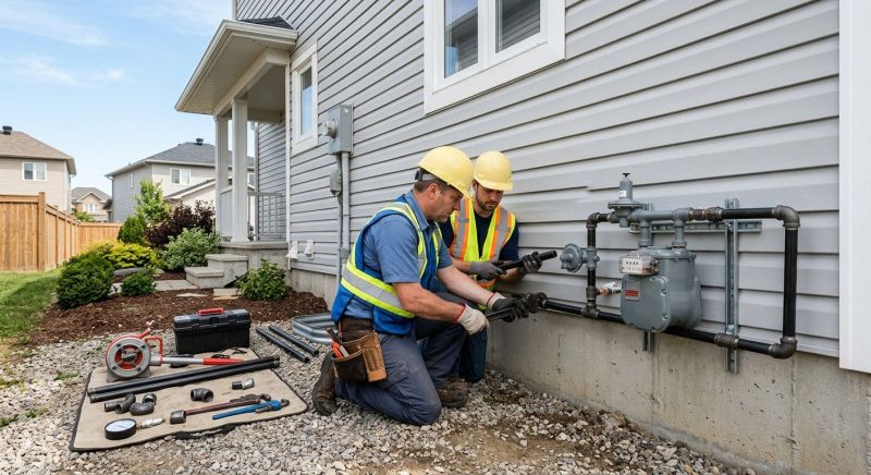 Residential Gas Piping in San Antonio, TX